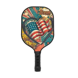BOOM! Patriotic Carbon Fiber Pickleball Paddle