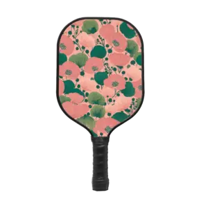 Pink Poppies Carbon Fiber Pickleball Paddle