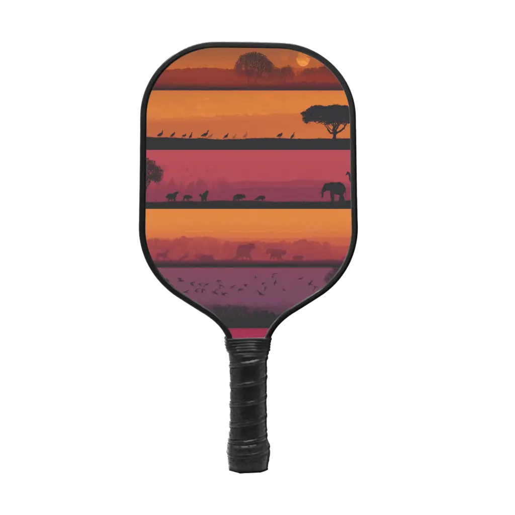 Paddle Line Serengeti Sunset | Beginner Carbon Fiber Pickleball Paddle β Sweet ...
